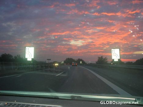 Postcard Airport Sunrise