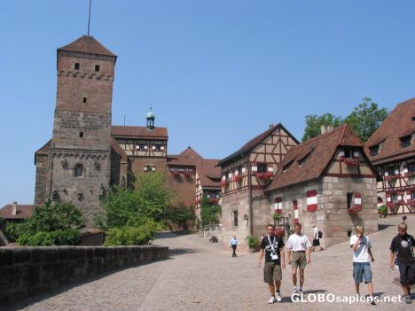 Postcard Nurnberg castle
