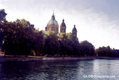 Postcard St Lukas Church