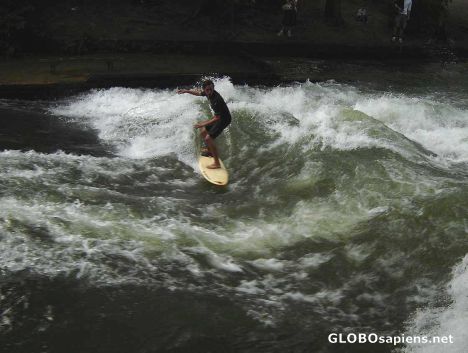 Postcard English Garden Surfers 2o3