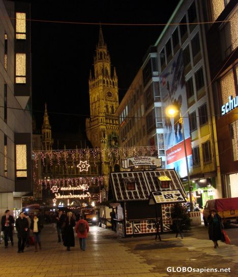 Postcard Marienplatz