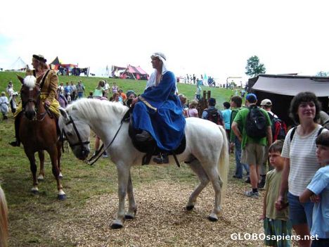 Postcard Medieval Fest: The Princess