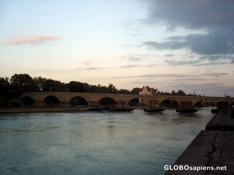 Postcard Old stone bridge