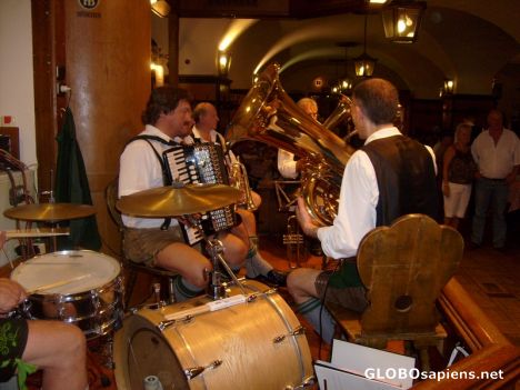 Postcard Hofbräuhaus Oompah Band