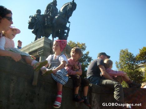 Postcard Oktoberfest Parade 17o18 Family