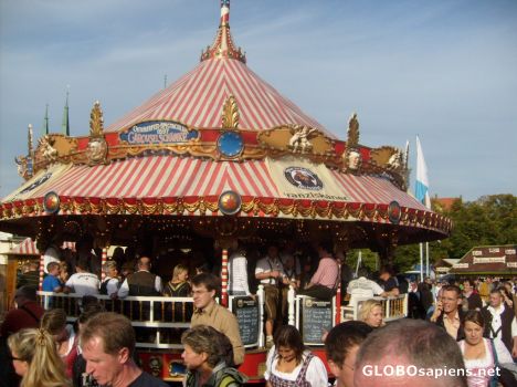 Postcard OktoberfestFair02: Carousel Bar