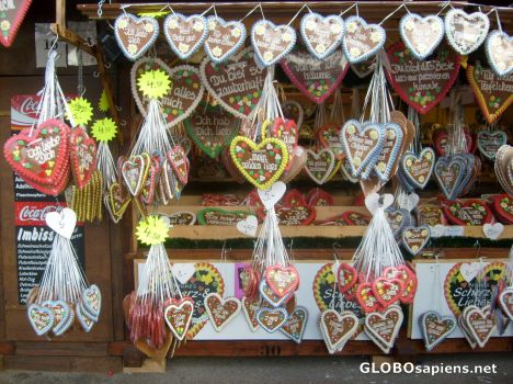 Postcard OktoberfestFair08: Herzen