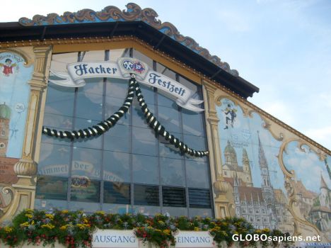 Postcard Oktoberfest Facades 5