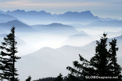 Postcard View from Fockenstein Moutain