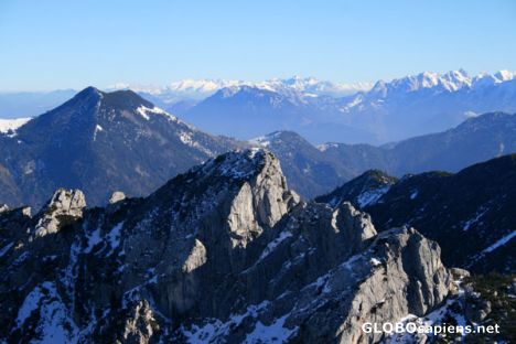 Postcard View from Rotwand peak