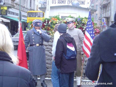 Postcard Checkpoint Charlie