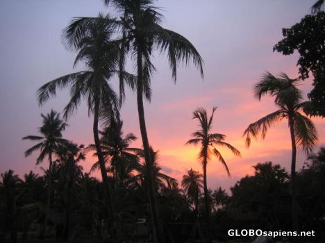 Postcard sunset