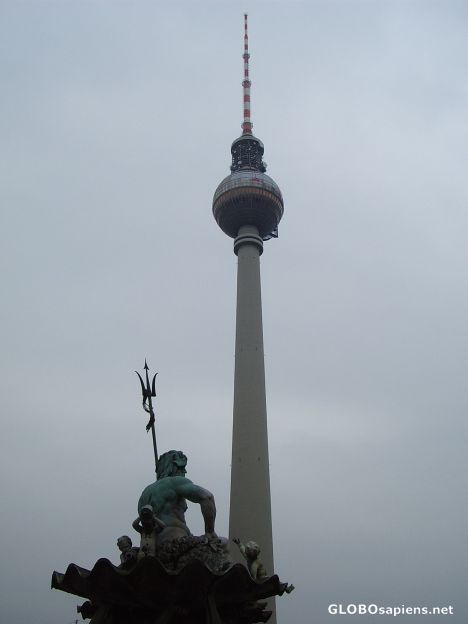 Postcard TV tower