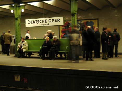 Postcard After the Opera at U-Bahn Station (series 1)