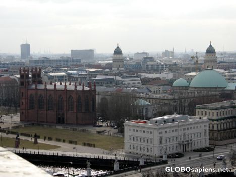 Postcard Viw from Berliner Dom coupola