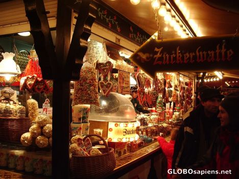 Postcard Zuckerwatte for everybody