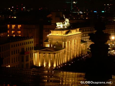 Postcard Brandenburger Tor