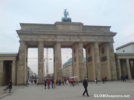 Postcard Brandenburg Tor