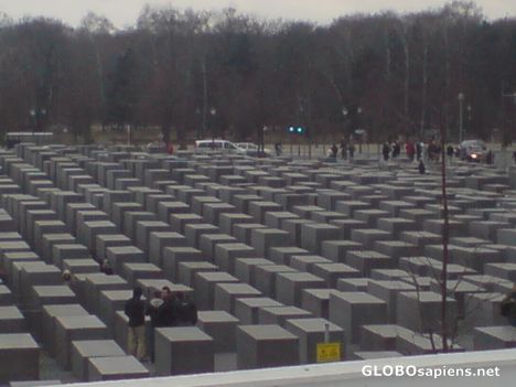 Postcard Holocaust memorial