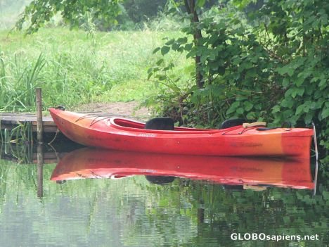 Postcard Wasserwandern