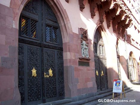 Postcard Gorgeous Doors on the Romer, City Hall