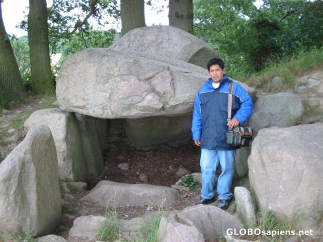 Postcard Monolith Grave - Rugen Island