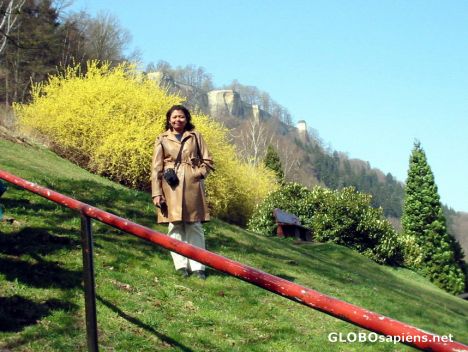 Postcard Fortress in the Background