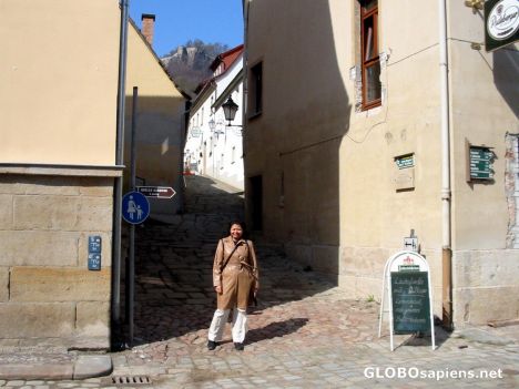 Postcard Passage from the Town up to Koenigstein
