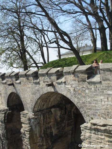 Postcard The Bridge at the Fortress