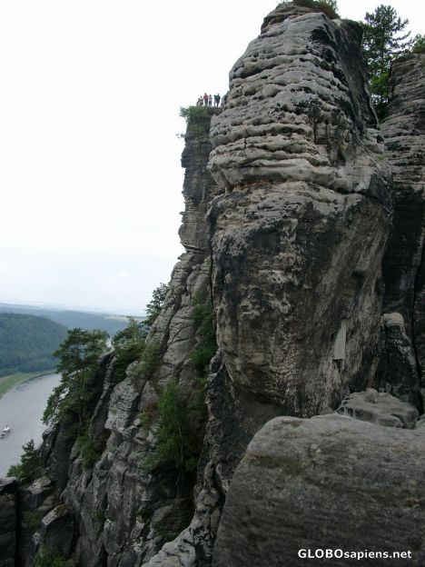 Postcard Bastei - Sachsisches Schweiz
