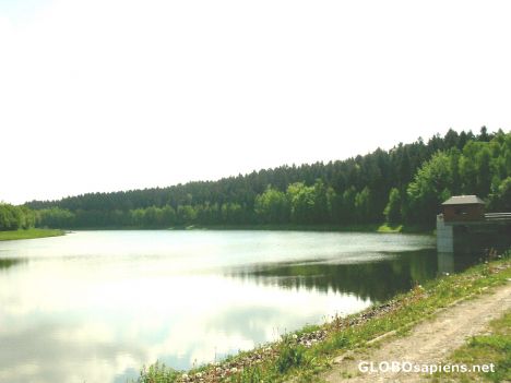 Postcard Neunzehnhain Reservoir