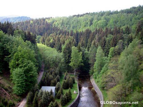 Postcard Neunzehnhain Nature Reserve and Catchment area