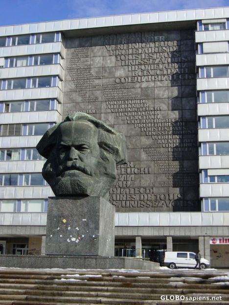 Postcard Socialist Art - Karl Marx