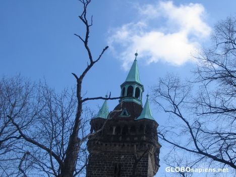 Postcard Tower of the Villa