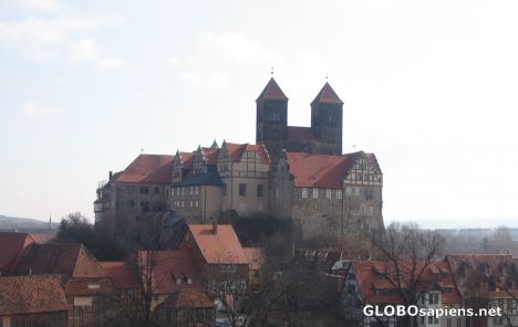Postcard Castle view from downtown (near Villa)