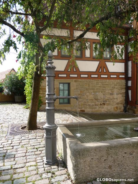 Postcard Old well