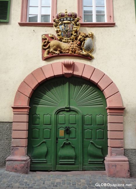 Postcard A representative entrance
