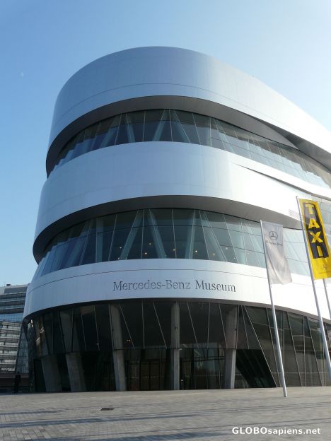 Postcard Mercedes Benz museum