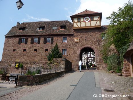 Postcard Entrance to the Fortress Dilsberg