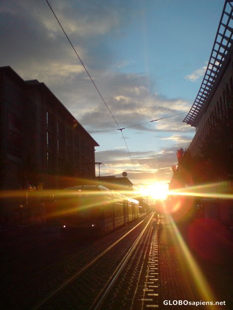 Postcard City sunset