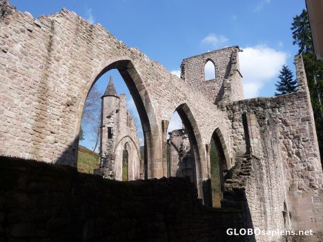 Postcard All Saints' Abbey -