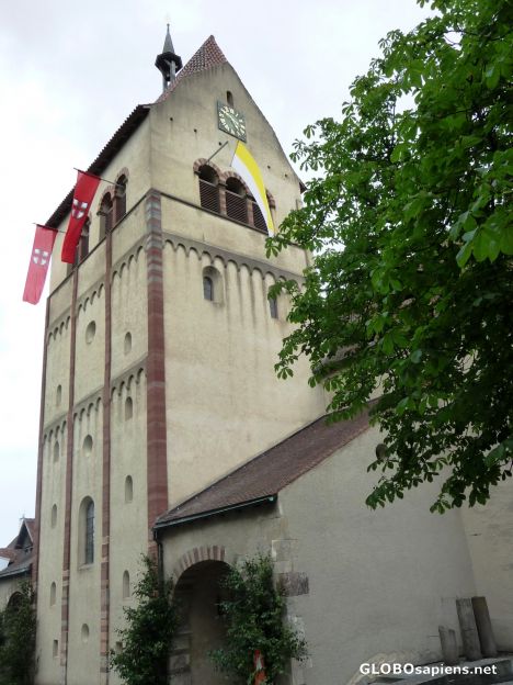 Postcard Abbey St. Maria and Markus