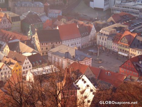 Postcard Kulmbach Old City