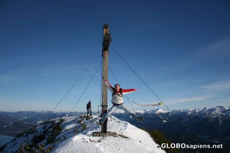Postcard At the peak of Simetsberg Mountain (1840m)