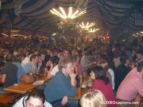Postcard Frühlingsfest 7 Bierzelt