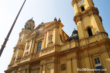 Postcard The Theatinerkirche