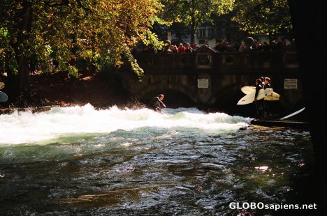 Postcard Surfers in the Englischer Garten