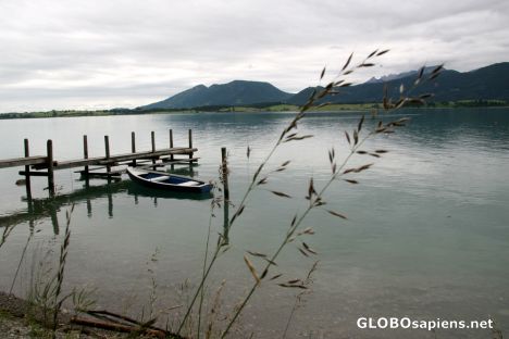 Postcard Foggensee near Füssen