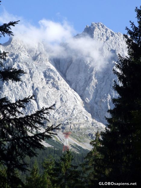Postcard Cloud in the mountain