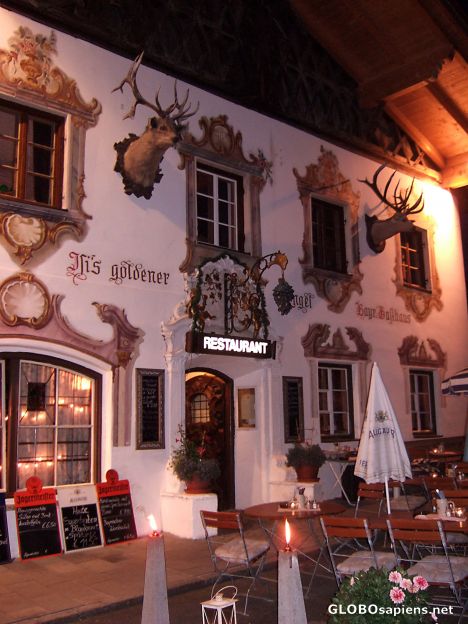 Postcard Stag heads